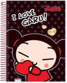 Caderno Espiral 96 folhas Pucca - modelo 01